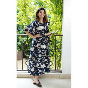 Sale <b>Wilderness</b> Blossom Kaftan Casual Dresses for <b>Women</b> - Product Image 4