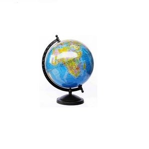 Globo terráqueo tradicional de escritorio hecho en India, globo terráqueo educativo giratorio, decoración vintage para el hogar, disponible a precios de mayorista. - Product Image 1