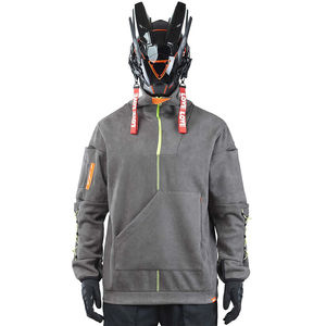 Sweat à capuche technique léger pour homme - Mode urbaine moderne décontractée, coupe-vent et écologique, 100% polyester - Product Image 1