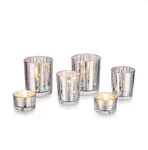 Portavelas de Vidrio de Estilo Moderno para Decoración de Bodas, Portavelas Aromáticos de Vidrio con Impresión Premium al por Mayor - Product Image 4