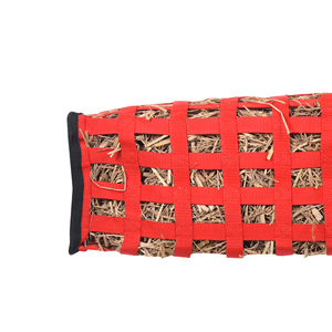 Premium Red Nylon Horse Hay <b>Bag</b> Slow Feed Hay <b>Net</b> Large Capacity Adjustable Strap Durable Stable Feeding <b>Bag</b> Heavy Duty - Product Image 6