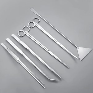 Premium Aquarium Tools <b>Kit</b> Aquascaping Scissors Tweezers and Spatula Set - Product Image 4