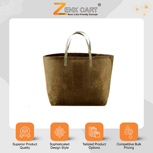 Sacs de courses en jute extra-larges écologiques, option cadeau, logo personnalisé, fournisseur indien de confiance, acheteurs en gros - Product Image 2