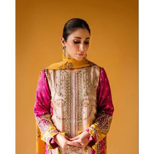 Conjunto Elegante de Top y Pantalón de Fiesta para Mujer con Dupatta - Product Image 2