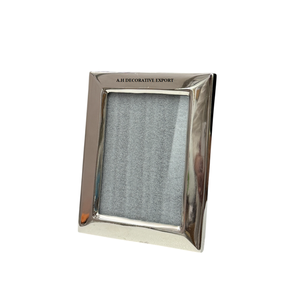 Luxury Silver Metal Photo <b>Frame</b> Elegant Polished Nickel <b>Picture</b> <b>Frame</b> for Desktop Decor & <b>Wedding</b> Gifts Wholesale Custom Size - Product Image 2