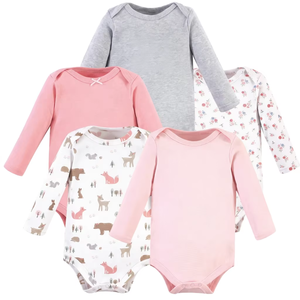 Body de Algodón para Bebé |   Ropa unisex de manga larga con estampado floral |   Ropa de Bebé Suave y Transpirable |   Conjunto Cómodo para el Día a Día - Product Image 3