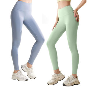 High Stretch Sexy Women's XL Yoga <b>Shorts</b> Breathable Spandex/Nylon High Waist <b>Compression</b> Eco-Friendly Quick Dry Sweat-Wicking - Product Image 2