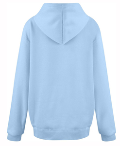Ensemble de survêtement uni pour femme, coupe ample, sweat-shirt et pantalon de jogging fuselé, tenue décontractée douce en deux pièces pour la maison - Product Image 6