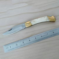 Couteau pliant de survie de poche, modèle 2026, en gros, haute qualité, pour la chasse et le camping en extérieur, nouveau modèle avec manche en os naturel
