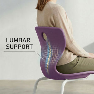 Injection blow molded <b>shell</b> plastic <b>chair</b> seat and back - Product Image 2