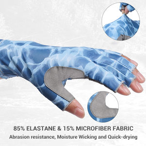 Guantes de Gimnasio para Levantamiento de Pesas, Medios Dedos, Antideslizantes, Impermeables, con Soporte para Muñeca, para Hombres, Cross Training, Ciclismo, Deportes, OEM, ODM - Product Image 5