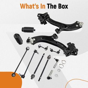 12-Piece for Honda for CR-V 07/11 Suspension Kit Ball Joint Tie Rod Set with Control Arms - Product Image 6