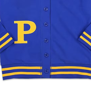 เสื้อสเวตเตอร์ปักโลโก้แบบใหม่ สั่งทำสีและขนาดได้ แขนยาว สำหรับชมรมนักเรียนชายหญิง  ผ้าขนสัตว์/อะคริลิก กระดุมหุ้มผ้า - Product Image 3