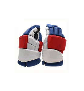 Gants de hockey sur glace en cuir de haute qualité, nouvelle conception Veekend Bazar, paume antidérapante, unisexe, fermeture à boucle, logo/étiquette personnalisés - Product Image 2