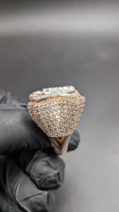 Custom Number <b>Ring</b> VVS Moissanite Diamond Iced Out Baguette Cut Hip Hop <b>Ring</b> <b>For</b> <b>Men</b> In 925 <b>Silver</b> - Product Image 6