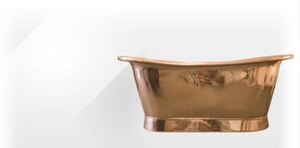 Baignoire classique en plastique noir avec rebord incurvé et base moulée pour adultes - Product Image 4