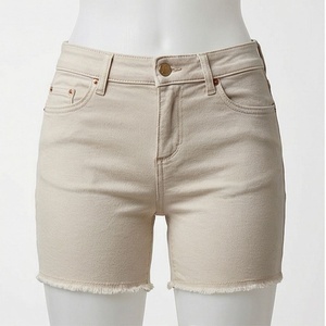 Shorts de Mezclilla de Cintura Alta para Mujer, Jeans de Algodón Casuales con Bolsillos Desgarrados, Estilo Personalizado, Ropa de Moda de Verano para Damas - Product Image 1