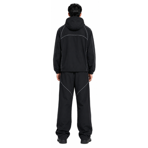<b>Men</b> Nylon Tracksuit Waterproof Windbreaker Sports Suit Lightweight <b>Jacket</b> and Pants Wholesale Factory Nylon Tracksuits - Product Image 2