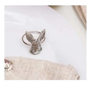 <b>Wedding</b> Dinner <b>Table</b> <b>Top</b> <b>Decoration</b> Embossed Design Rounded Napkin Ring Brass Metal Antique Finishing Tissue Holder Ring - Product Image 2