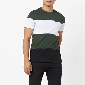 T-shirts confortables sur mesure, vêtements décontractés de haute qualité, designs imprimés modernes, motifs unis, t-shirts en tricot pour hommes - Product Image 1
