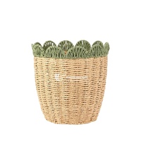 Paniers de rangement festonnés Hot Set les plus vendus, Design personnalisé Nouvelle tendance Nouvelle couleur, Super bon marché