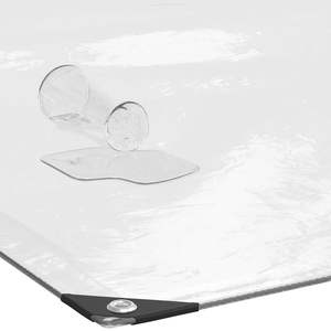 Bâche transparente avec œillets 9,8x26,2' en polyéthylène - Product Image 4
