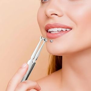 Pinza de Perforación Ligera de Alta Precisión, de Acero Inoxidable Quirúrgico, Herramienta para Joyería Corporal, para Nariz, Oreja, Ombligo y Labio, Segura - Product Image 2