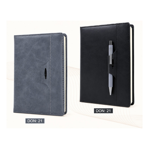 Agenda/Diario Personal de Cuero PU con Cierre de Correa para Reuniones de Negocios, Notas y Regalos Personalizados - Product Image 1