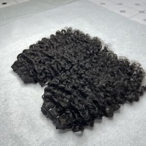 Paquetes rizados birmanos crudos vietnamitas-Tape In - I Tip 100% Extensiones de cabello alineadas con cutícula virgen - Product Image 6