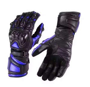 Guantes de Motociclismo Deportivos de Diseño Personalizado, con Protección para Carretera, Pantalla Táctil, Dedos Completos, Cuero de Alta Calidad - Product Image 2