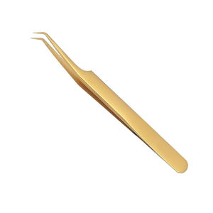 Pinces à cils professionnelles en acier inoxydable pour extensions de cils - Durables, antistatiques et confortables à utiliser - Product Image 6
