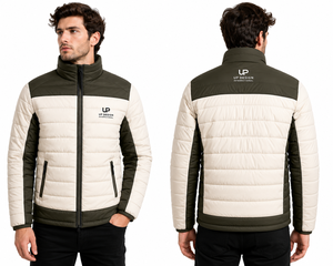 Custom Men's Lightweight Quilted Puffer <b>Jacket</b> Insulated Winter <b>Zip</b>-<b>Up</b> Outdoor Casual Coat OEM ODM Manufacturer - Product Image 1