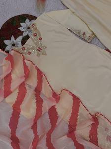 Conjunto de Pantalones Plazzo Reversibles para Mujer TENNECY, Sin Arrugas, con Hermosos Bordados y Lentejuelas, Estilo Fiesta - Product Image 6