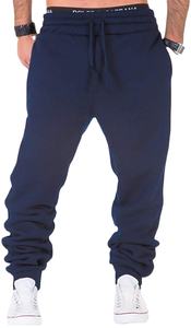 PRO ENTERPRISES Hommes Taille Haute Plat Polyester/Coton Antistatique Léger Casual Sports Pantalons De Survêtement Taille Élastique Poches - Product Image 4