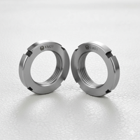 SE(somnath Engineering) DIN 981 KM01 Lock Nut Heavy Industry Use CLASS 4 Self-Locking Fully Threaded CNC Machined Natural Nut