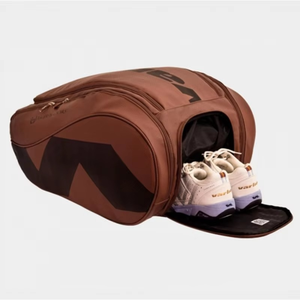 2026 Factory Custom Logo Waterproof PU Leather Sport Sustainable Padel Racket Bag & <b>Backpack</b> Adjustable - Product Image 3
