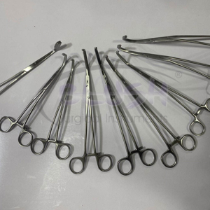 Veterinary Surgical Forceps Satinsky Cooley Debakey Vascular Clamp Manual Orthopedic Set Surgical Instruments By <b>Blush</b> Surgical - Product Image 5