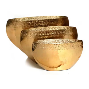 Jarrón de Flores de Latón Moderno y Ecológico de Diseño Personalizado con Acabado Dorado para Decoración de Mesa de Sala de Estar, Bodas, Hecho a Mano - Product Image 6