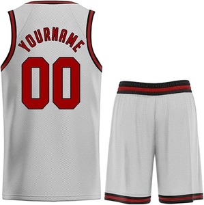 Maillot et short de basket-ball personnalisés pour hommes et jeunes, uniforme avec nom et numéro brodés ou imprimés, vêtements de sport - Product Image 2