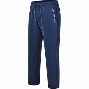 Conjunto deportivo cómodo para hombre, chaqueta y pantalones, tela transpirable, atuendo informal deportivo, ropa de gimnasio, ropa de calle, uso diario. - Product Image 2