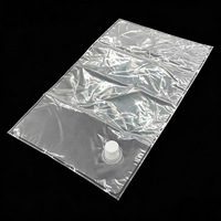 Sac BIB de 20 L de qualité alimentaire, transparent, robuste, avec bouchon, pour huile, jus, lait, eau de coco, liquide d'œuf