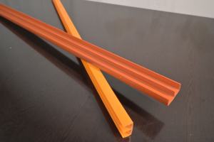 Industrial PVC E-Channel Profile - Durable <b>Plastic</b> <b>Slide</b> Track for Furniture, Cabinet Doors & Sliding Panels - Multi-Color - Product Image 6