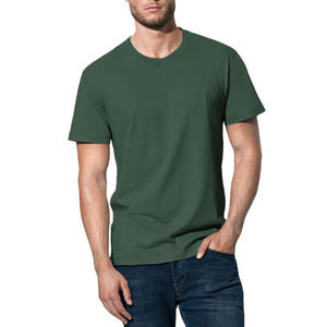 Camiseta Casual para Hombre, Diseño Personalizado, Color Sólido, Estilo Moderno, Manga Corta, Corte Ajustado, Verano - Product Image 5
