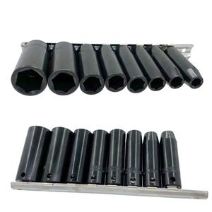 3/8" Chrome Deep <b>Impact</b> <b>Socket</b> Set 9PC OEM DIY Industrial Grade Made in Taiwan - Product Image 1