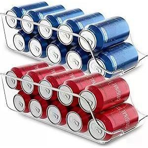 Organizzatore e Dispenser Durevole per Lattine di Bevande per Frigorifero/Dispensa - Soluzione Intelligente per l'Organizzazione della Cucina - Product Image 1