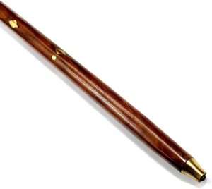 Rustic Wood <b>Walking</b> <b>Stick</b> Hawthorn Traditional Style Handle for <b>Men</b> & Women in 58" Natural Ash and Rubber Tip Traditional Style - Product Image 1
