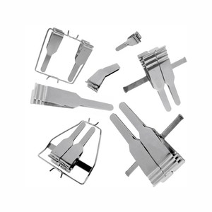Pinces microvasculaires manuelles en acier inoxydable pour chirurgie générale, à simple ou double embout, certifiées CE, instrument DENTRIC - Product Image 5