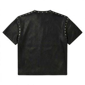 T-shirt tendance personnalisé avec impression DTG, tissu lourd 100% coton 300GSM, t-shirt avec strass pour streetwear unisexe - Product Image 2