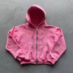 OEM 2026 Men's Hooded PulloverZipup <b>Hoodie</b> <b>Printed</b> Stars Logo Front French Terry Regular Sleeve Autumn Style - Product Image 3