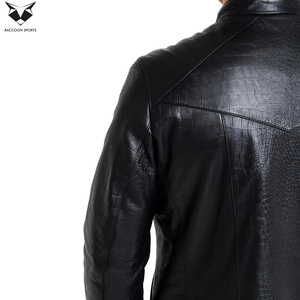 Veste en cuir texturé légère et élégante, sur mesure avec votre propre logo, coupe ajustée, fermeture éclair, idéale pour l'automne et l'hiver - Product Image 6